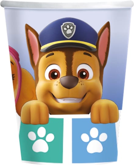 RIETHMULLER - 8 papieren bekers PAW Patrol 250 ml