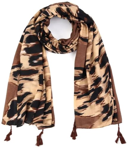 sjaal met dierenprint - luxe - dames - cadeau tip