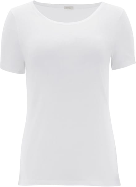 Oroblu Perfect Line Cotton - T-Shirt Short Sleeve - Kleur Wit - Maat S