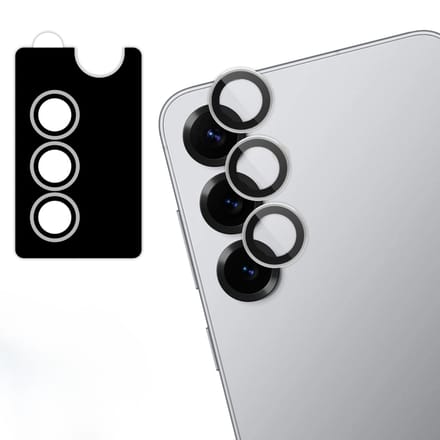 imoshion Camera Lens Protector - Geschikt voor Samsung Galaxy S25 Plus - 2 Pack - Silver Shadow