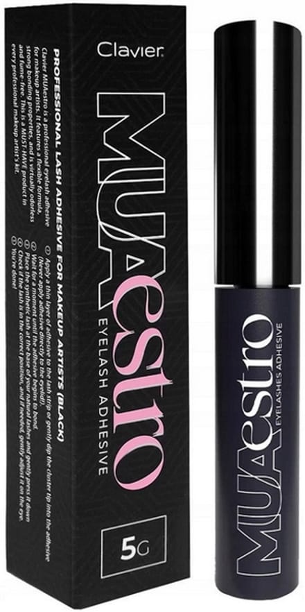 CLAVIER MUAESTRO BLACK EYELASH ADHESIVE WIMPERLIJM 5 GRAM