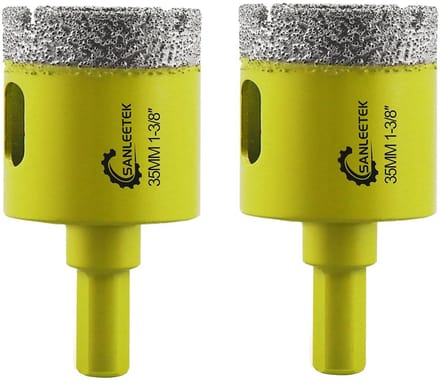 2 Stuks Diamant Boorkroon 35 mm voor Tegels Graniet Marmer