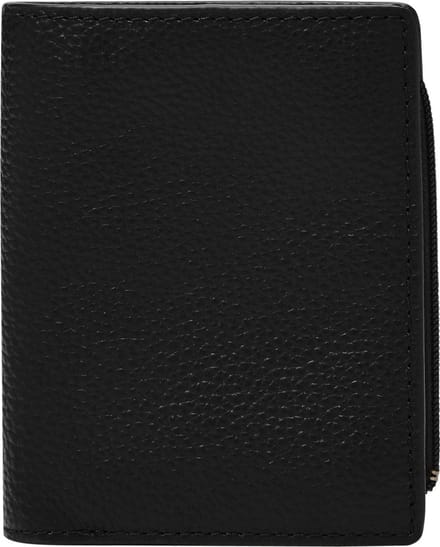 FOSSIL Leren Portemonnee Kaarthoes Thad Modular 3-in-1 Wallet Black Zwart