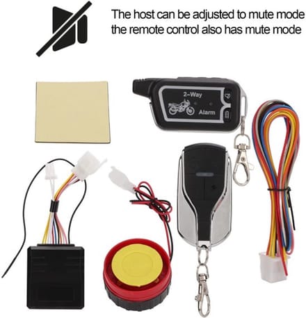 Onf3 - Motorfiets Alarmsysteem - Anti Diefstal Beveiliging - Compact
