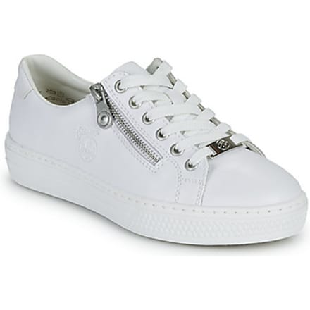 Rieker Sneakers wit Leer - Dames - Maat 36