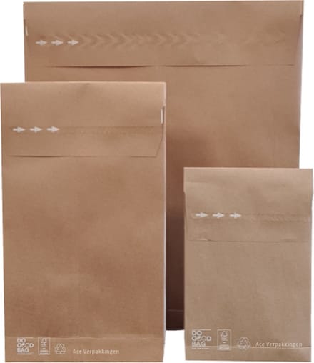 Verzendzak Papier 100 stuks - Maat S - 200 × 300 × 50 mm 100 stuks