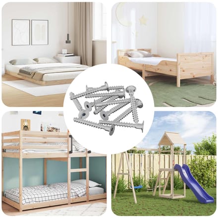 vidaXL - Schroef - 5143 - st - Verzinkt - 5 - x - 40 - mm - IJzer