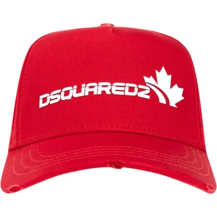 Dsquared2 Wit Logo Familie Rode Hoed