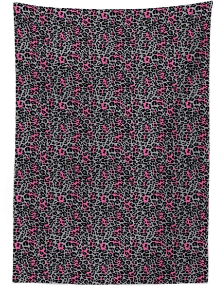 ABAKUHAUS Luipaard-tafelkleed 140x240 cm – Satijn – Binnen/buiten
