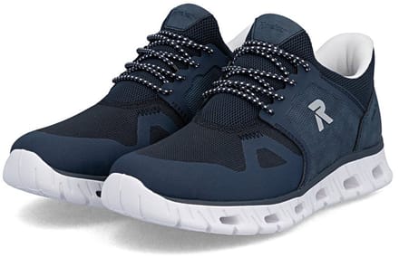 Rieker Heren Sneaker Low Ready2GO Instapper 04355-14 blauw Blue