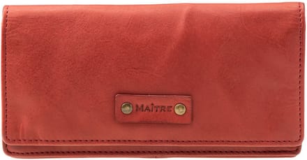 Maître Leren Portemonnee Steinbach Immine Purse lf14f Red Donkerrood