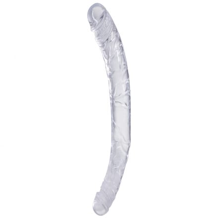 Doc Johnson - Transparante dubbele dildo - 33 cm