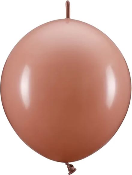 Partydeco - Dusty Rose linking balloons - 33 cm - 20 stuks