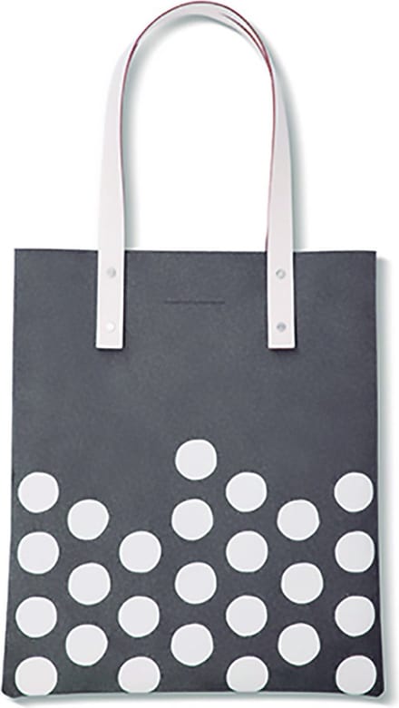 Vacavaliente - Tote Bag (by Paola Navone) - Gerecycled Leer - Grijs