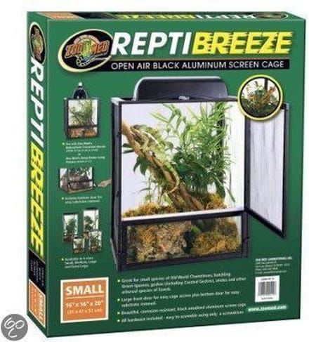 Zoo Med NanoBreeze Alum Screen Cage | 40 x 40 x 50CM