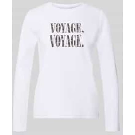 Shirt met lange mouwen met statementprint