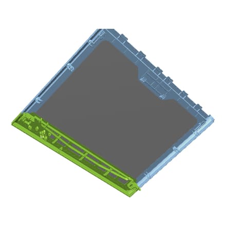 AEG bovenblad, set, wit, 596x407.4mm 8079833011