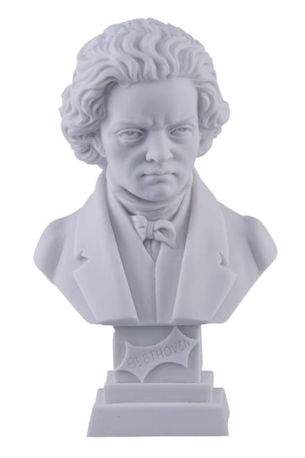 Music Gifts - Albast standbeeld Ludwig van Beethoven 11cm