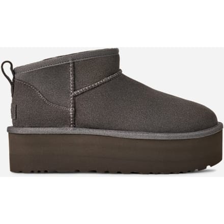 UGG Classic Ultra Mini Platform Boot - Women's - Charcoal - Maat EU 41