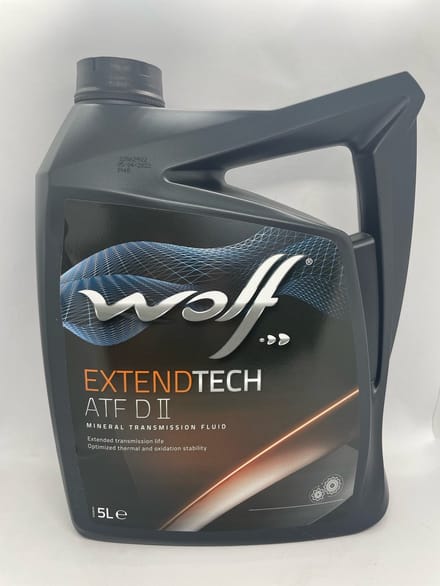 Wolf ATF D2 olie voor automatische versnellingsbak Classic Car, Dexron II, 5 ltr.