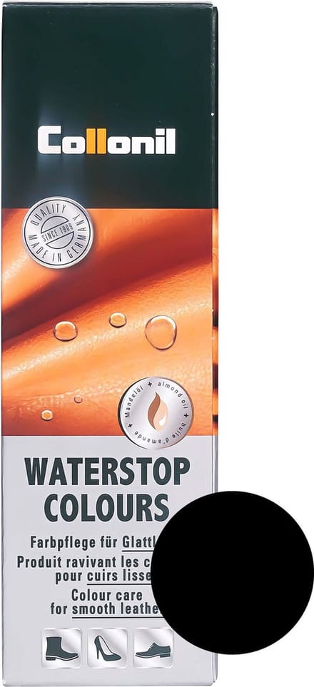 Collonil Waterstop kleur 751 - Zwart - Gladleer bescherming - tube 75cl
