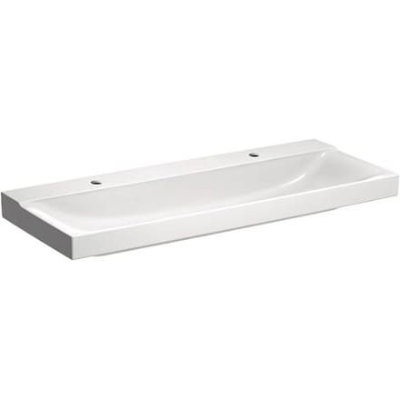 Geberit Xeno² washbasin 120 cm with 2 tap holes 500.550.01.1