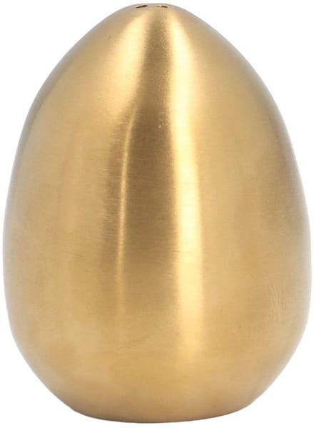 Dailygoods- Zoutvaatje Eivormig - Roestvrij Staal - Peperstrooier