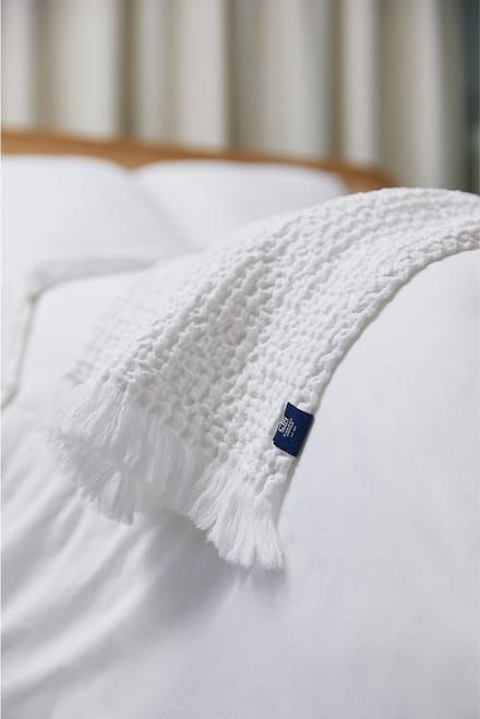 Torres Novas 1845 Textiel Beddensprei Wafel Wit - 280 x 260 cm - Katoen