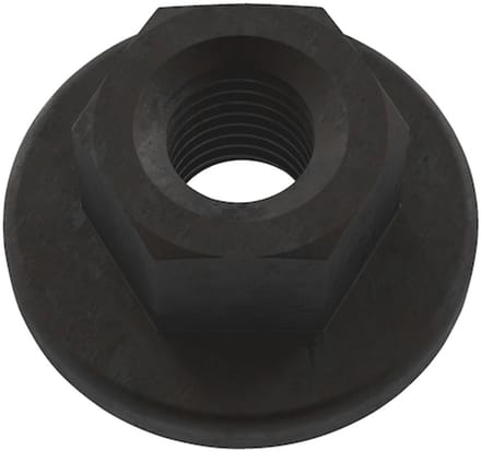 Wurth - ISO 21670 staal blank - Zeskantlasmoer met flens ISO 21670, staal, blank - x 100 st