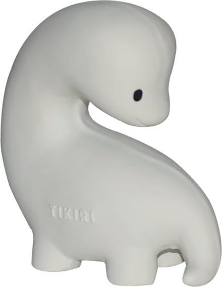TIKIRI Mijn Eerste Dinosaurus - Brachi - Natuurlijk Rubber - Met Belletje - 0 Jaar