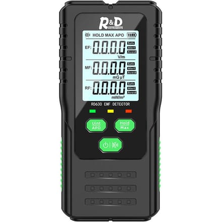 3in1 multifunctionele elektrische veld magnetische veld RF-detector draagbare elektromagnetische veelkleurig