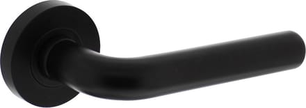 Intersteel Deurkruk Agatha op rozet ø53x8mm mat zwart