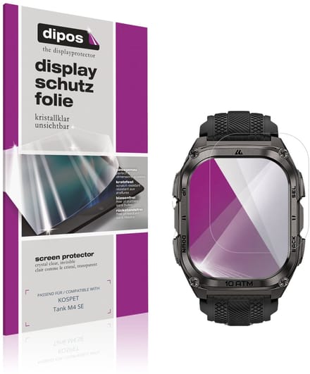 dipos – 6x Beschermfolie geschikt voor KOSPET Tank M4 SE | Krasbestendige & heldere Screenprotector Ultra-Thin