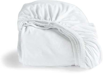 Cinderella - Hoeslaken (tot 25 cm) - Double Jersey - 70x200 cm - Wit