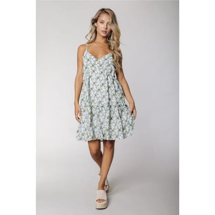Colourful Rebel Elodie Flower Mini Jurk - Maat M