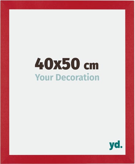 Your Decoration - Fotolijst 40x50 cm - MDF - Rood - Mura