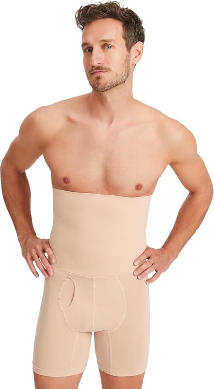 Naadloze Compressieshort Heren – Corrigerend Ondergoed met Hoge Taille