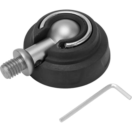 3/8 inch Statiefvoet Rubber Roestvrij Staal Antislip 50 mm Diameter Camera Statiefvoet Vervanging black