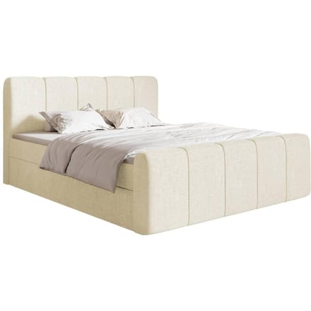 Boxspring Chloe 200x200 chenille met opbergruimte | NADUVI Collection