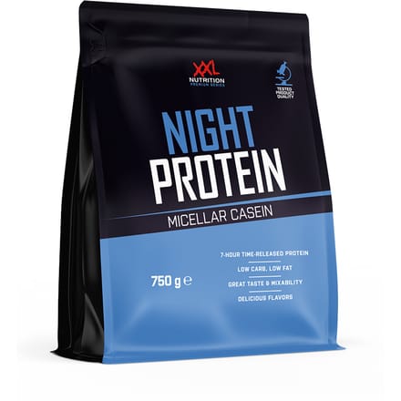 XXL Nutrition - Night Protein - Banaan - Caseïne Eiwitpoeder - 750 g