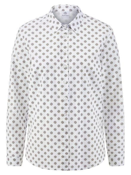 Blouse lange mouwen Van Hammerschmid wit