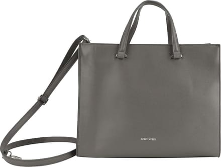 GERRY WEBER handtas schoudertas met laptopvak Principle Handbag LHZ Lightgrey grijs