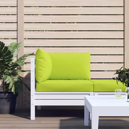 vidaXL - Palletkussens - 3 - st - oxford - stof - heldergroen