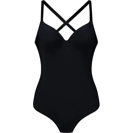 Bye BH Bodybody met lage rug en string, zwart S