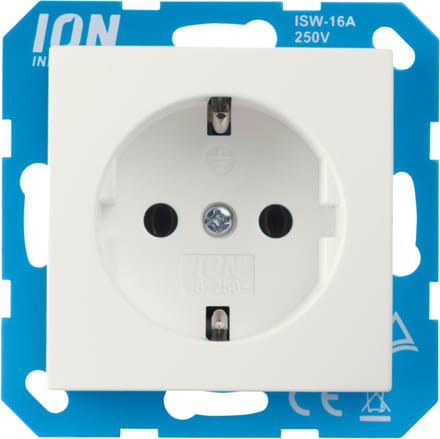 ION E1 inbouw contactdoos polarwit