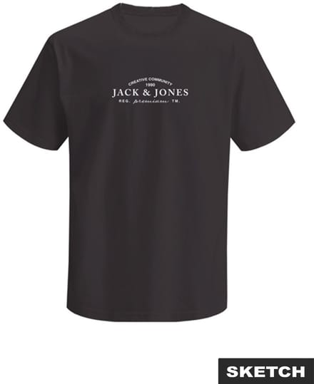 JACK&JONES PLUS - JPRBLAKEVIN SS TEE FST PLS PLUS - Heren PLUS - T-shirts