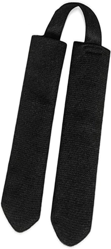 Roeimachine Handgreep - Grip Verbeteraar - Comfortabel Trainen - Ademend Katoen - 16.9 cm - Zwart