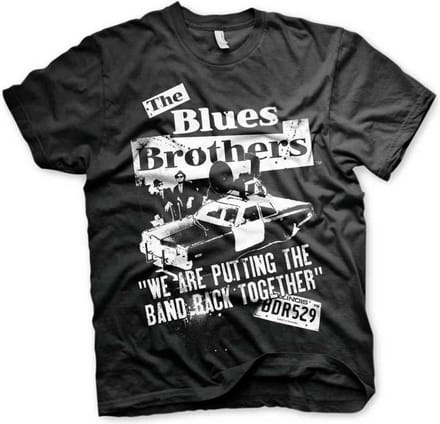 The Blues Brothers Heren Tshirt -M- Band Back Together Zwart