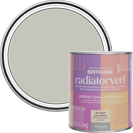 Rust-Oleum Grijs Radiatorverf Zijdeglans - Mist 750ml