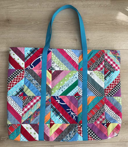 Unieke handgemaakte patchwork tas – Dedicated Creations